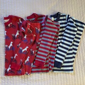 3 Pair Hannah Andersson Long Sleeve Pajamas Sz 10 (140)